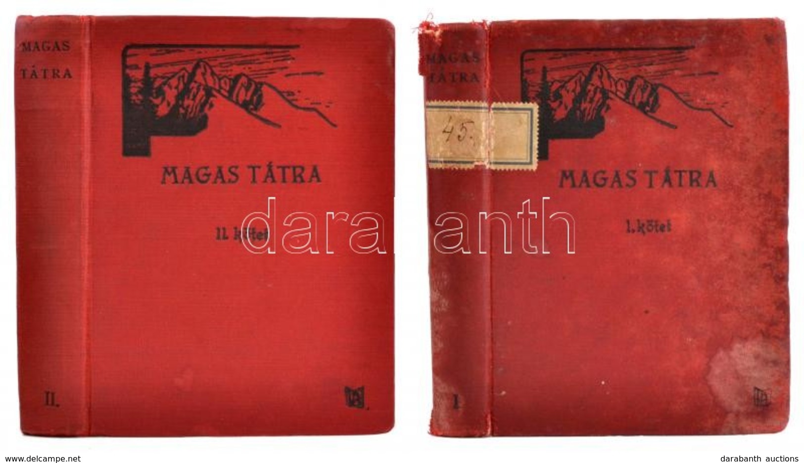 A Magas Tátra Részletes Kalauza. Szerk.: Hefty Gy. Andor, Vigyázó János. I.-II. Köt. Bp., 1914, Turistaság és Alpinizmus - Non Classificati