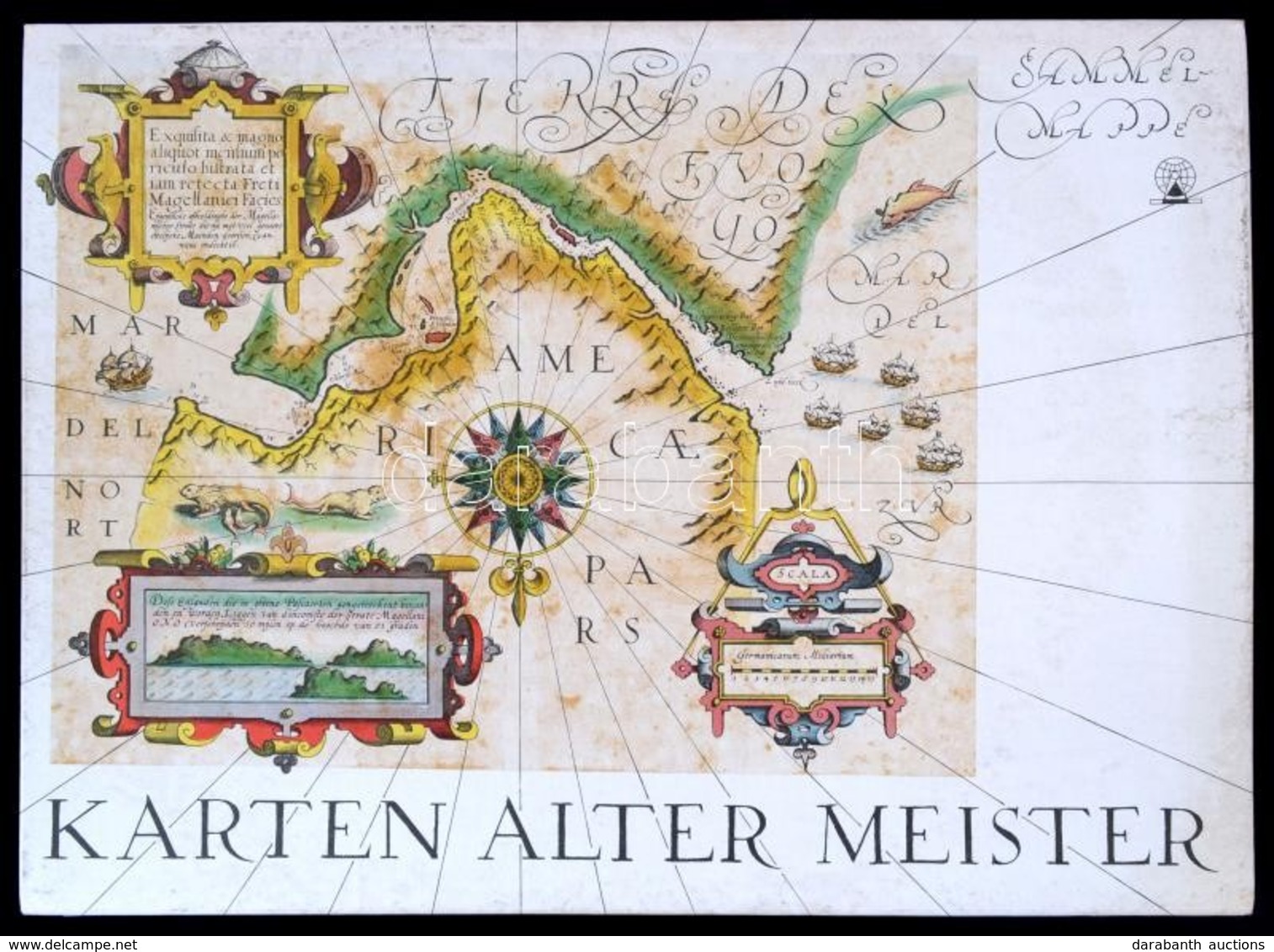 Karten Alter Meister. 24 Ausgewählte Reproduktionen. Leipzig, 1976, VEB Hermann Haack, Geographisch-Kartographische Anst - Ohne Zuordnung