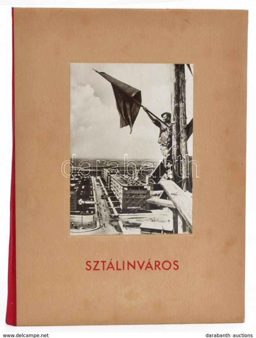 Sándor András: Sztálinváros. Bp., 1951. Népművelési Minisztérium. Kiadói Egészvászon Kötésben - Non Classés