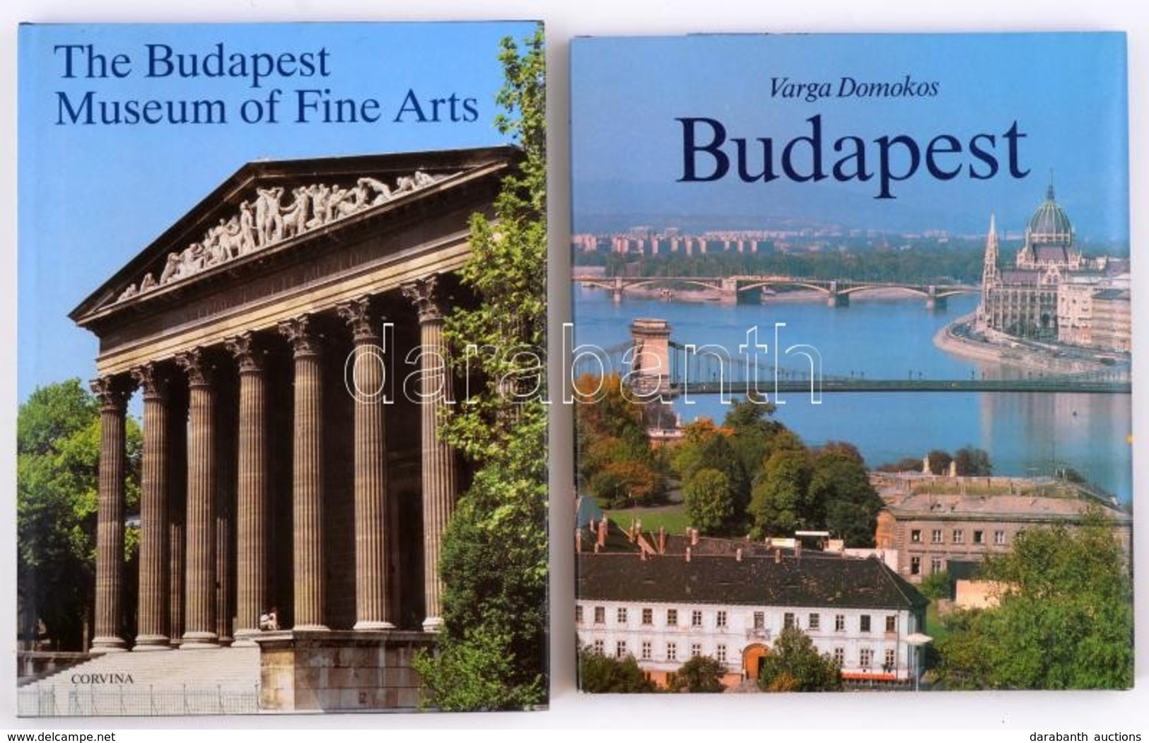 2 Db Budapest-könyv: The Budapest Museum Of Fine Arts (Bp.,1998); Varga Domokos: Budapest (Bp., 1985). Vászonkötésben, P - Unclassified