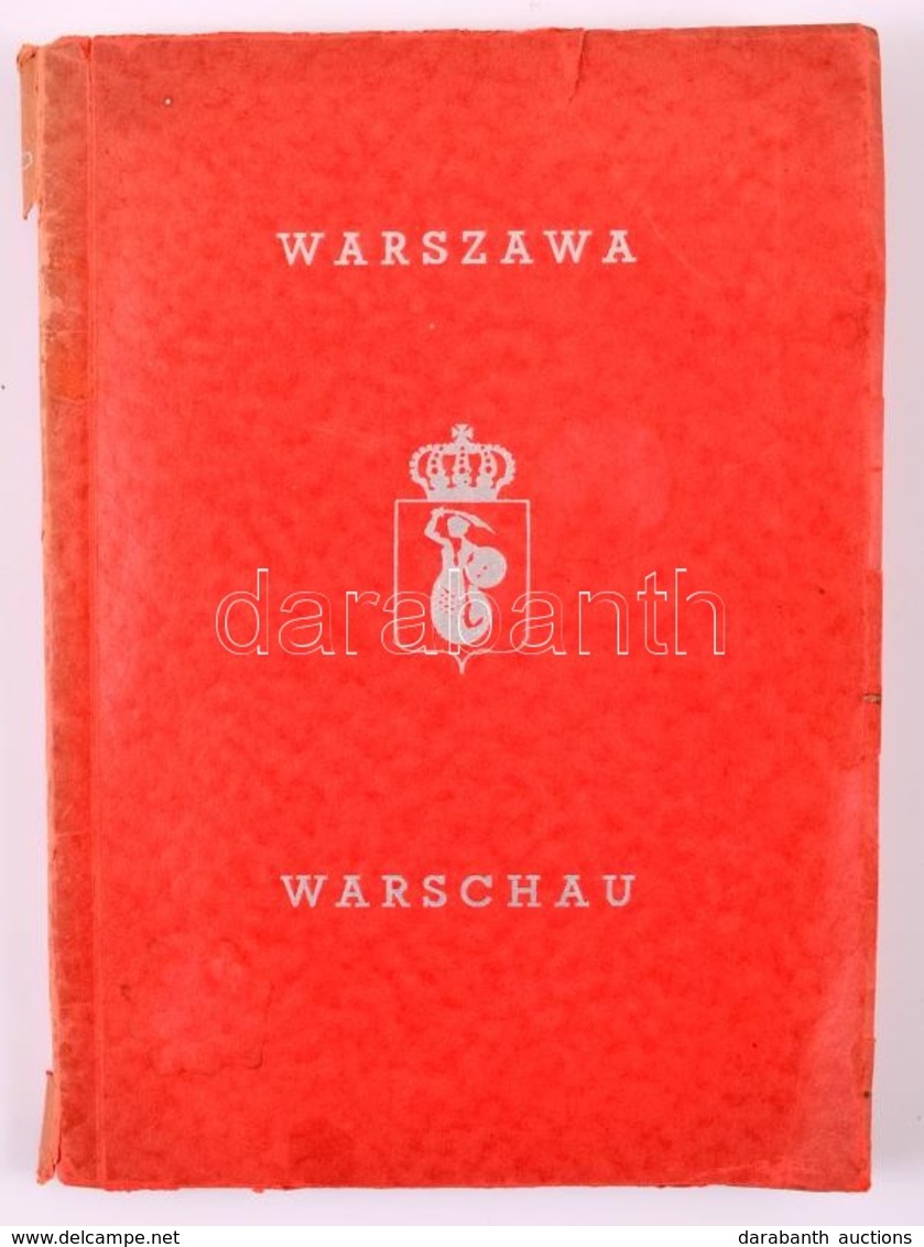 Przypkowski, Dr. Tadeusz: Warszawa / Warschau. Warschau, 1936. Kiadói Papírkötés, Gerincnél Szakadt, Kopottas állapotban - Ohne Zuordnung