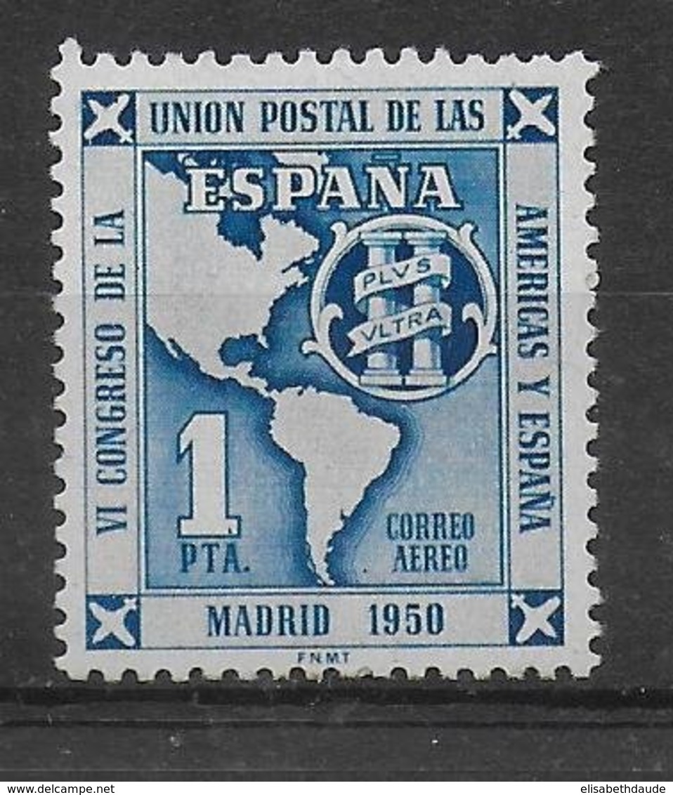 ESPAGNE - POSTE AERIENNE YVERT N° 248 * MLH (CHARNIERE QUASI INVISIBLE) - COTE = 7 EUR. - Unused Stamps
