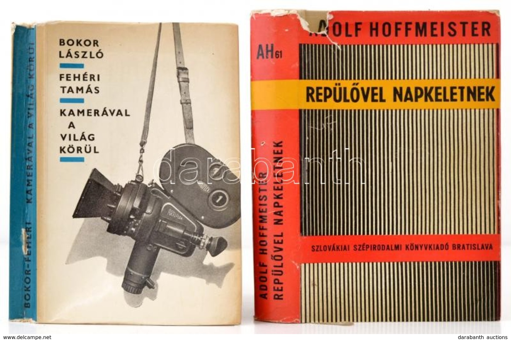 Vegyes Könyvtétel, 2 Db: 
Adolf Hoffmeister: Repülővel Napkeletnek. Fordította: Rácz Olivér. Pozsony, 1941, Szlovákiai S - Non Classificati