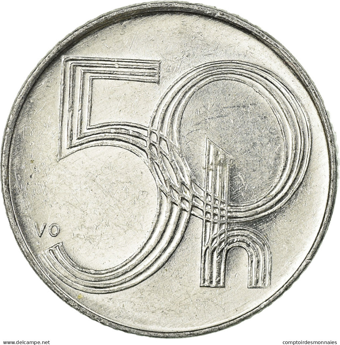 Monnaie, République Tchèque, 50 Haleru, 1996, TTB, Aluminium, KM:3.1 - Seychelles