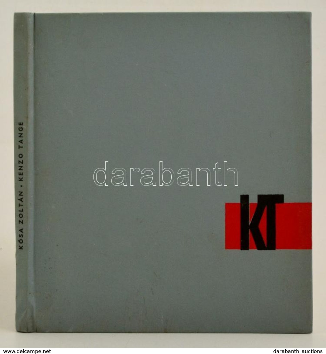 Kósa Zoltán: Kenzo Tange. Architektúra. Bp.,1973, Akadémiai Kiadó. Kiadói Nylon-kötés, Foltos, Dohos. - Unclassified