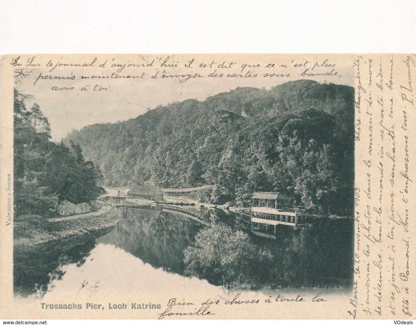 CPA - Royaume-Uni - Ecosse - Trossachs Pier, Loch Katrine - Stirlingshire