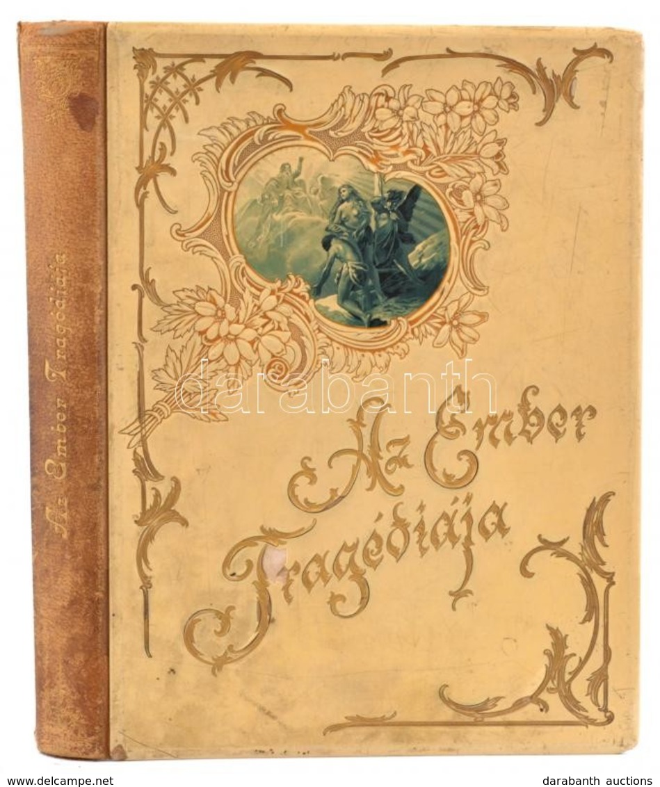 Madách Imre: Az Ember Tragédiája. Drámai Költemény. Zichy Mihály Húsz Rézfénymetszetű Képével. Bp.,1898, Athenaeum, 6+23 - Unclassified