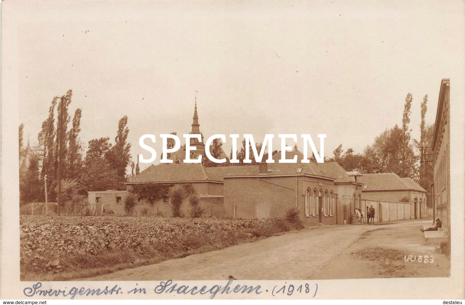 Fotokaart Zwevegemstraat In Stasegem - Harelbeke