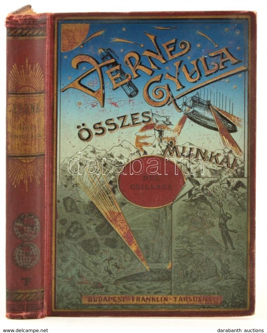 Verne Gyula: Dél Csillaga. A Gyémántok Hazája. Forditotta György Aladár. Bp., é.n. Franklin. Harmadik Kiadás. Kiadói Ill - Unclassified