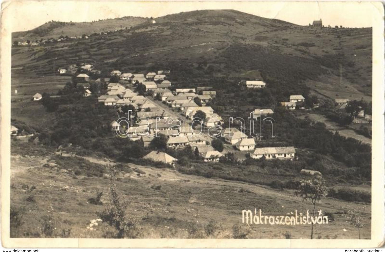 ** * 2 Db Régi Magyar Városképes Lap: Pécs, Mátraszentistván Fotó / 2 Pre-1945 Hungarian Town-view Postcards (1 Photo) - Unclassified