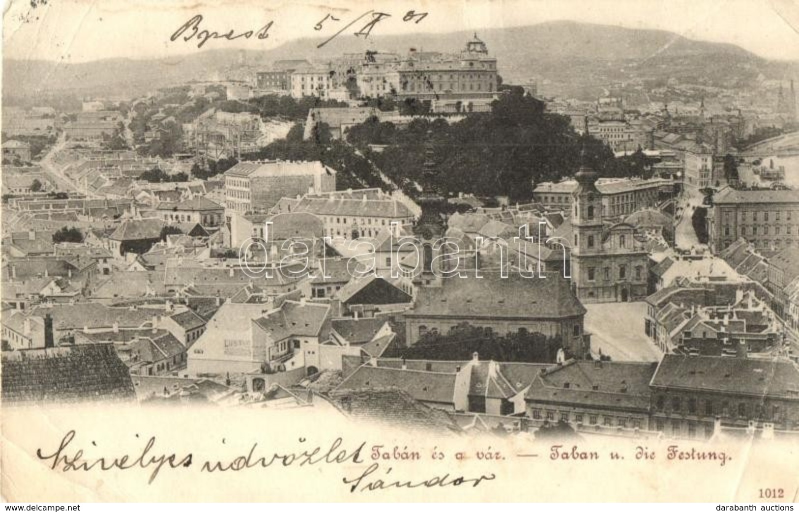 T3/T4 1901 Budapest I. Tabán és A Vár (EB) - Ohne Zuordnung