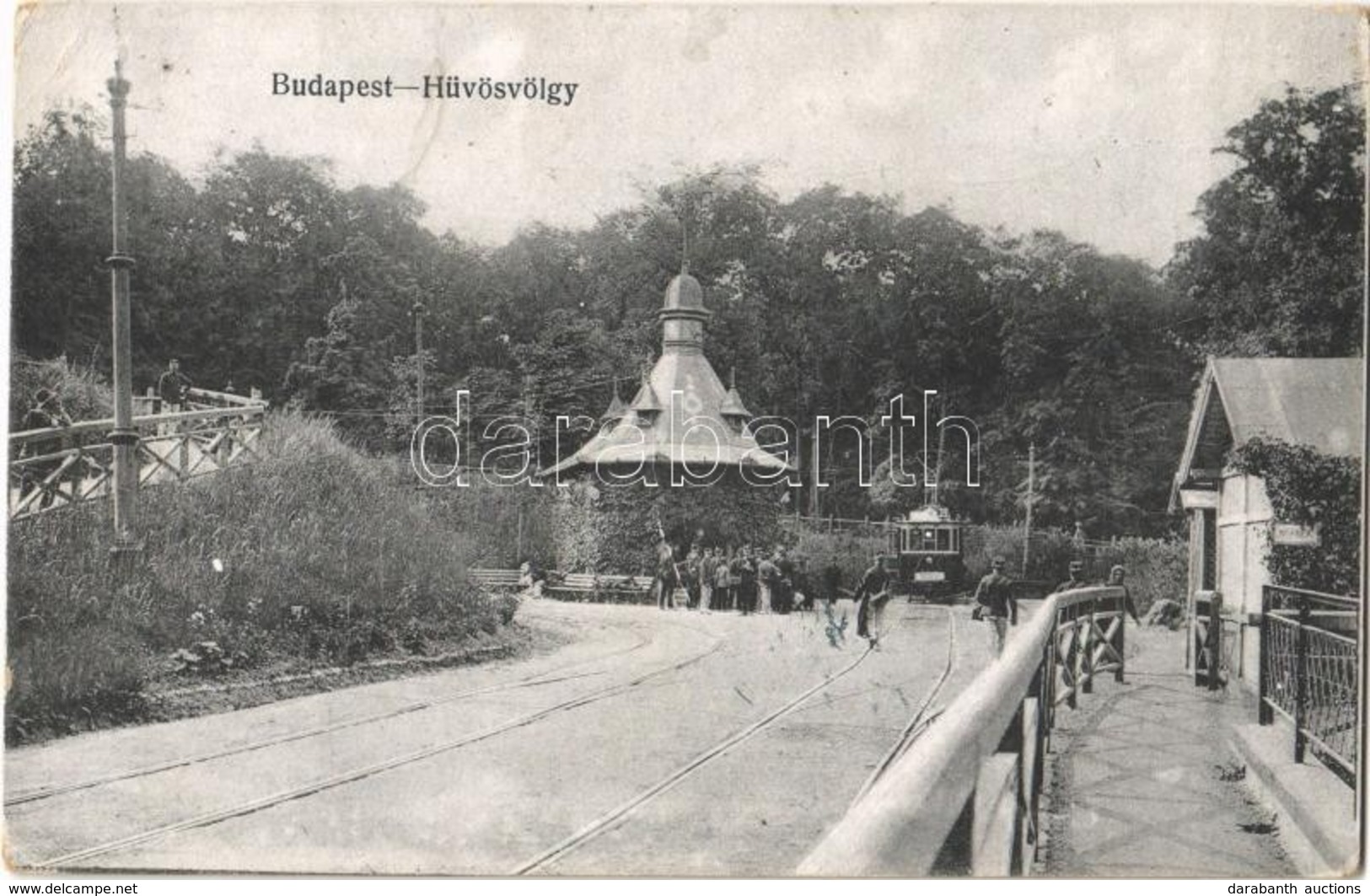 T2/T3 1917 Budapest II. Hűvösvölgy Villamos Vasúti Végállomás (EK) - Ohne Zuordnung