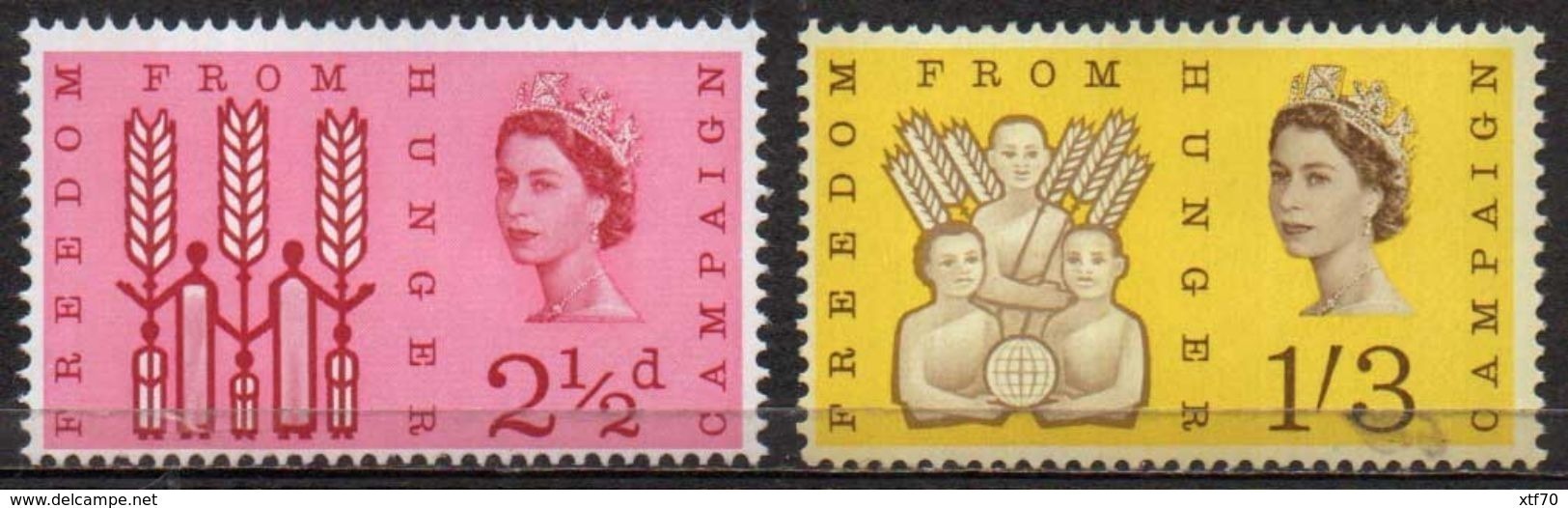 GREAT BRITAIN 1963 Freedom From Hunger (ordinary) - Unused Stamps
