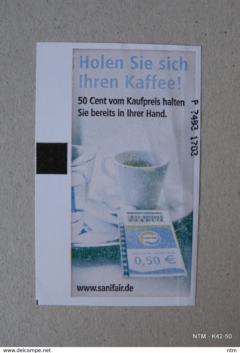 HIGHWAY AUTOBAHN GAS STATION TOILET VOUCHER USED IN 2019. - Other & Unclassified