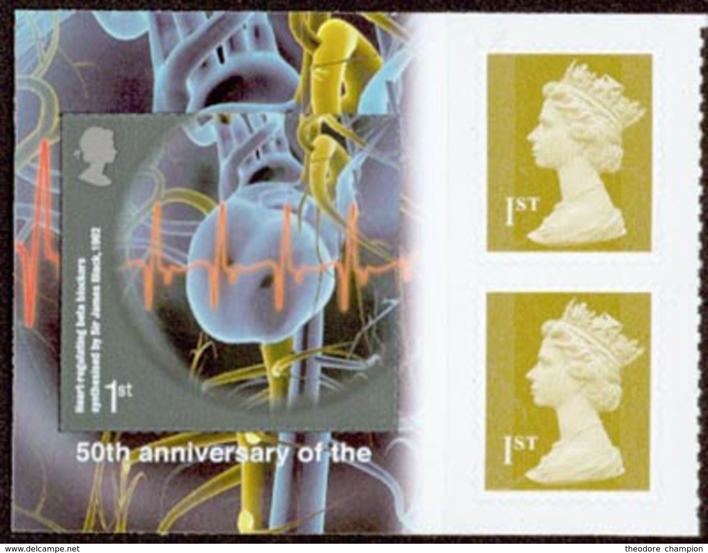 GRANDE-BRETAGNE TP/Carnet Fondat/Cardiologie 3v 2010 Neuf ** MNH - Ongebruikt