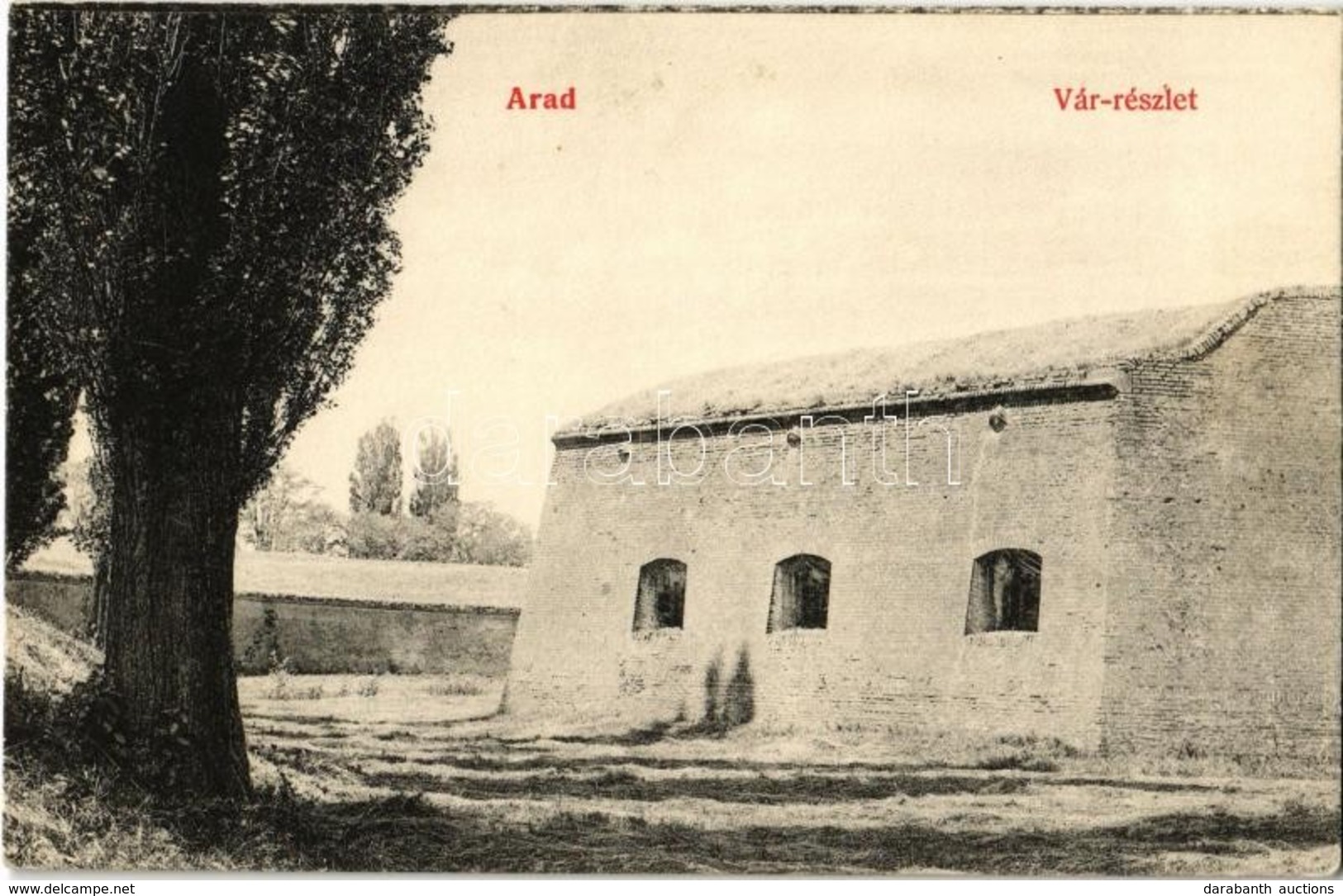 * T2 Arad, Vár, Hátoldalon Sorsjegy / Cetatea Aradului / Fortress, Castle, Lottery Ticket On The Backside - Unclassified