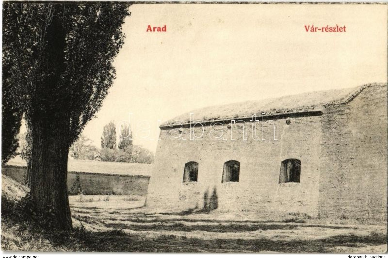 * T2 Arad, Vár, Hátoldalon Sorsjegy / Cetatea Aradului / Fortress, Castle, Lottery Ticket On The Backside - Sin Clasificación