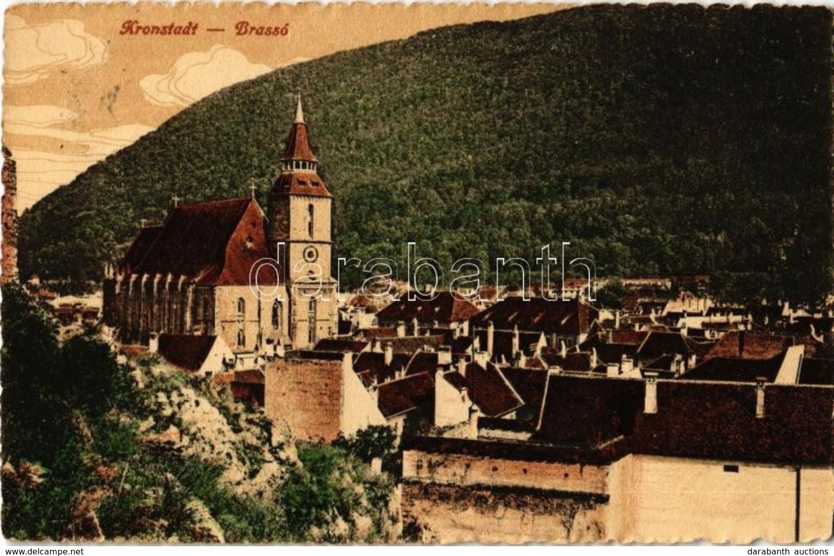 T2 1916 Brassó, Kronstadt, Brasov; Fekete Templom / Biserica Neagra / Black Church - Unclassified