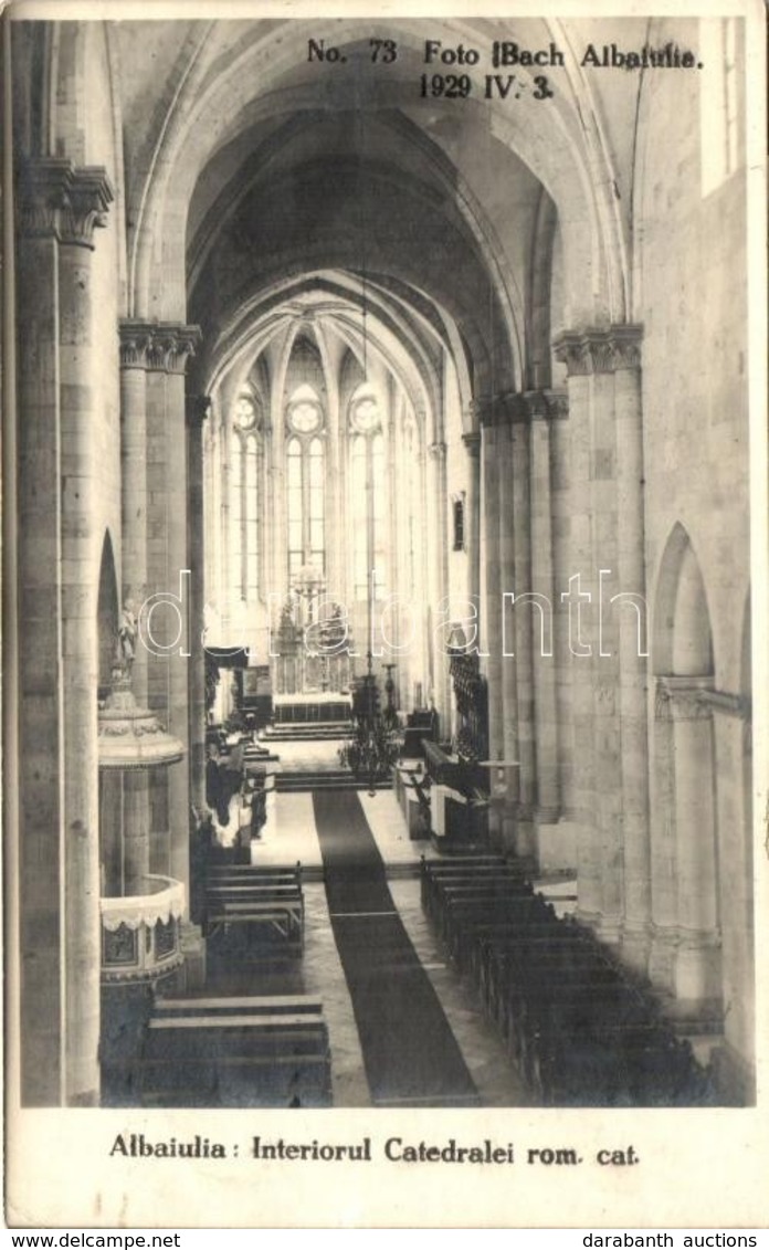 T2/T3 Gyulafehérvár, Alba Iulia; Katedrális Belső / Cathedral Interior (EK) - Non Classés