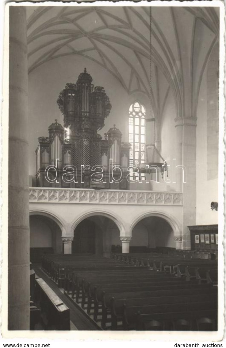 ** Kolozsvár, Cluj; - 3 Db Régi Képeslap A Farkas Utcai Református Templomról, Belsők / 3 Pre-1945 Postcards Of The Calv - Ohne Zuordnung