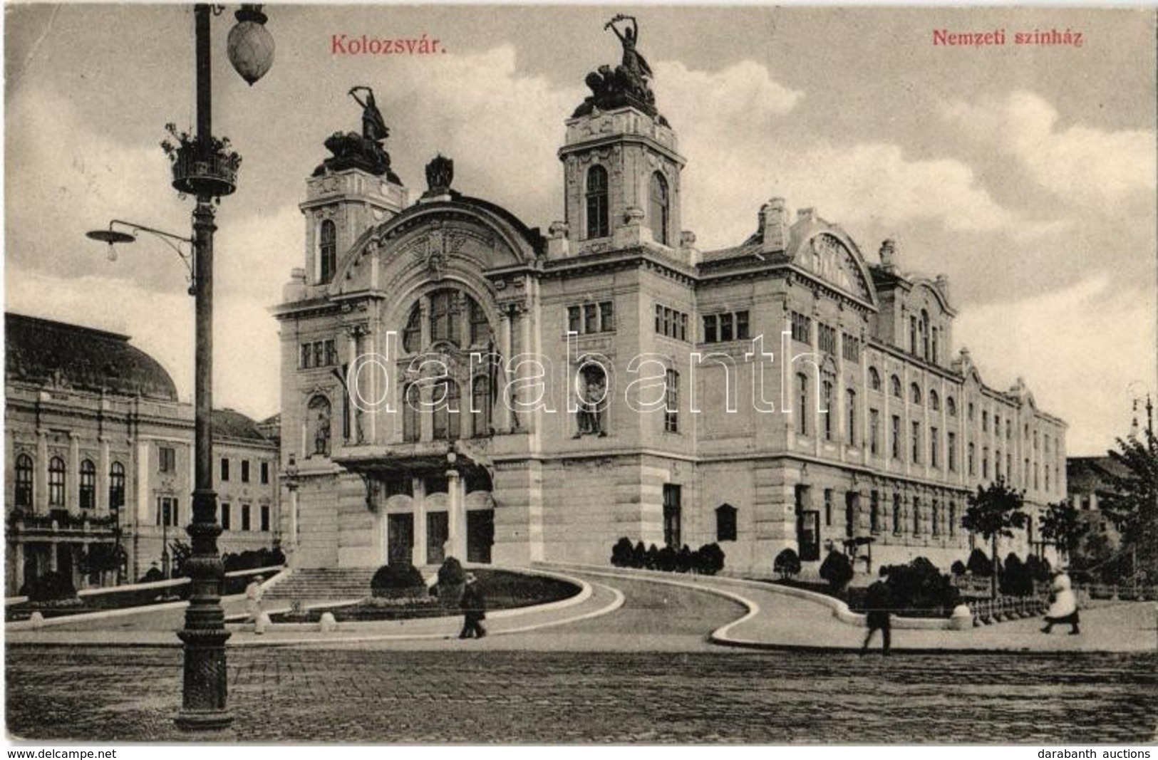 T2/T3 1912 Kolozsvár, Cluj; Nemzeti Színház. Kiadja Schuster Emil 110. / National Theatre (EK) - Ohne Zuordnung