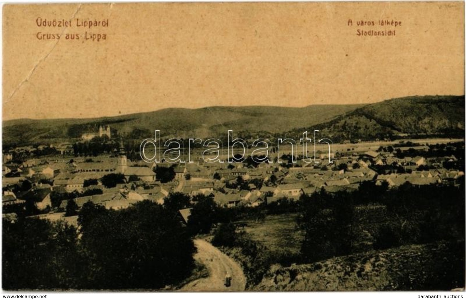 T3 1908 Lippa, Lipova; Látkép. W. L. 3049. / General View (EB) - Ohne Zuordnung