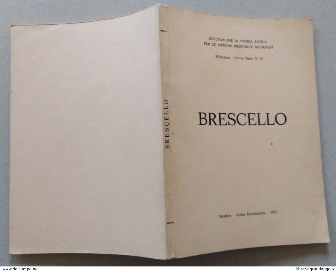 Brescello Atti E Memorie Del Convegno Di Studi Storici Maggio 1969 Modena 1971 - Unclassified