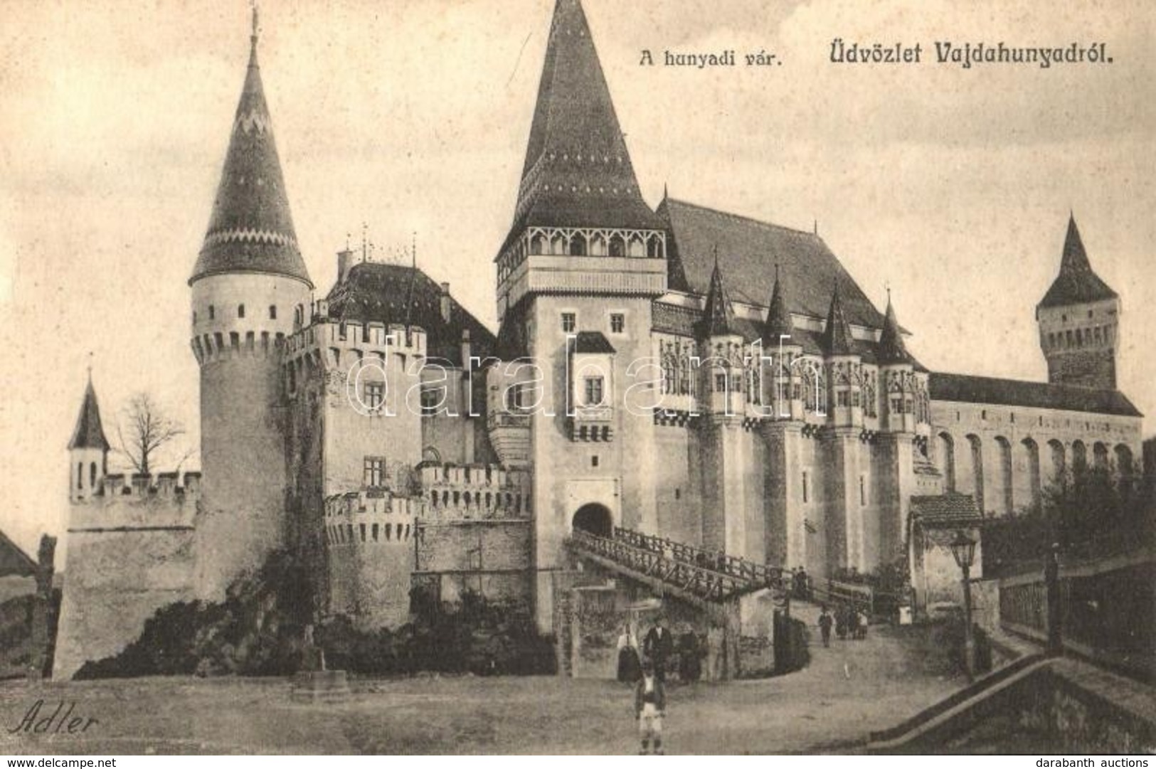 T2/T3 1910 Vajdahunyad, Hunedoara; Cetatea (Castelul) Huniadestilor / Hunyadi Vár. Adler Fényirda / Castle (EK) - Unclassified