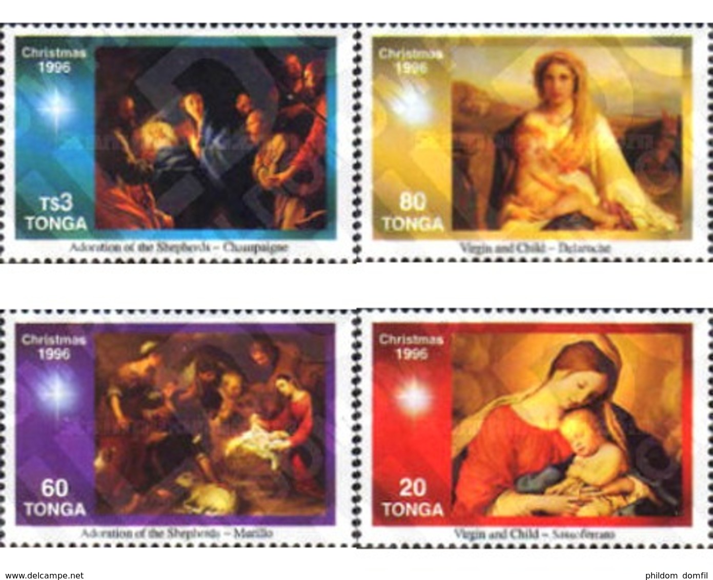 Ref. 365865 * MNH * - TONGA. 1996. CHRISTMAS . NAVIDAD - Tonga (1970-...)