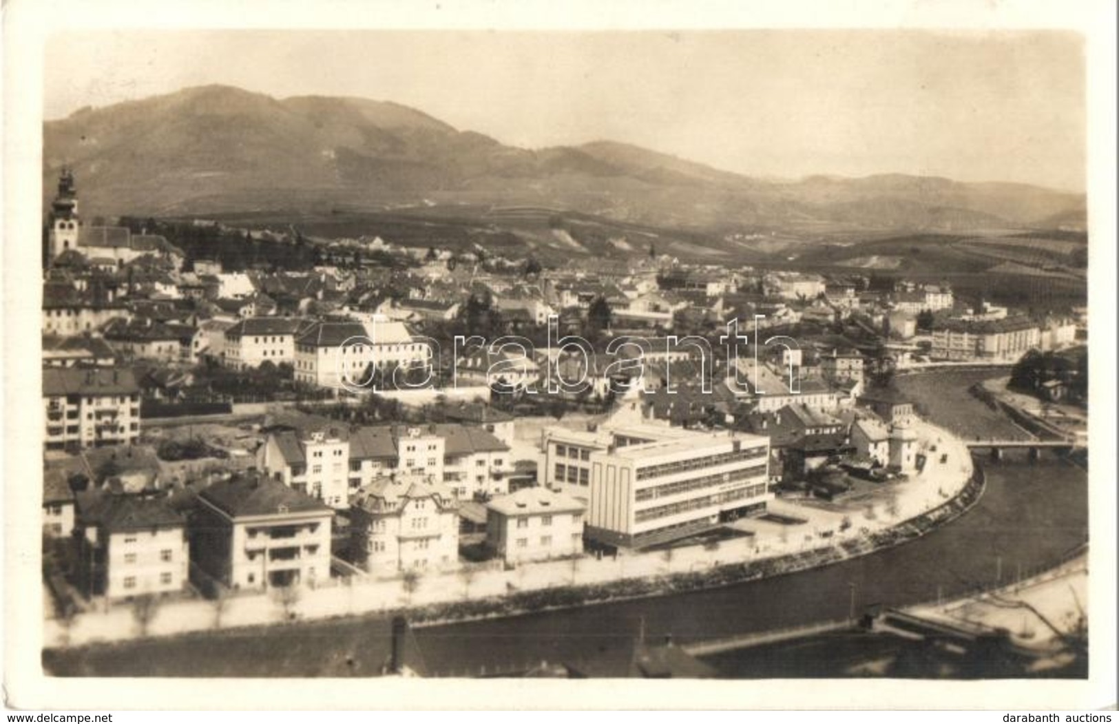 * T2 Besztercebánya, Banská Bystrica;  Látkép A Garam Folyóval / General View With Hron River. Luna - Sin Clasificación