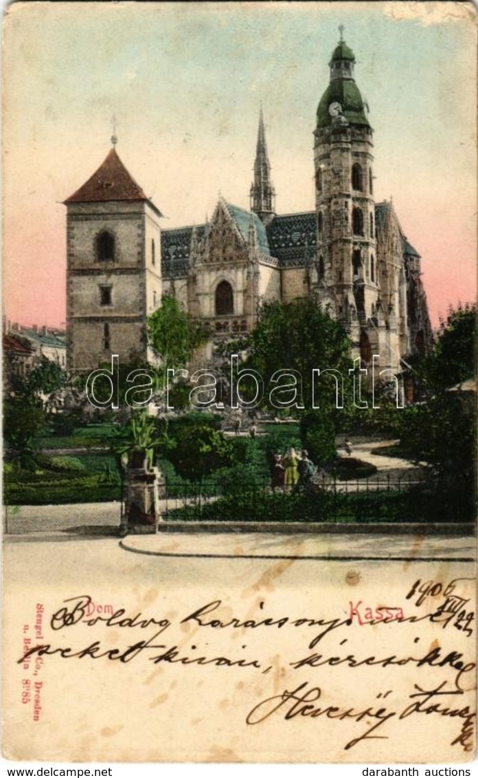 T3 1905 Kassa, Kosice; Dóm, Székesegyház / Cathedral (fl) - Ohne Zuordnung