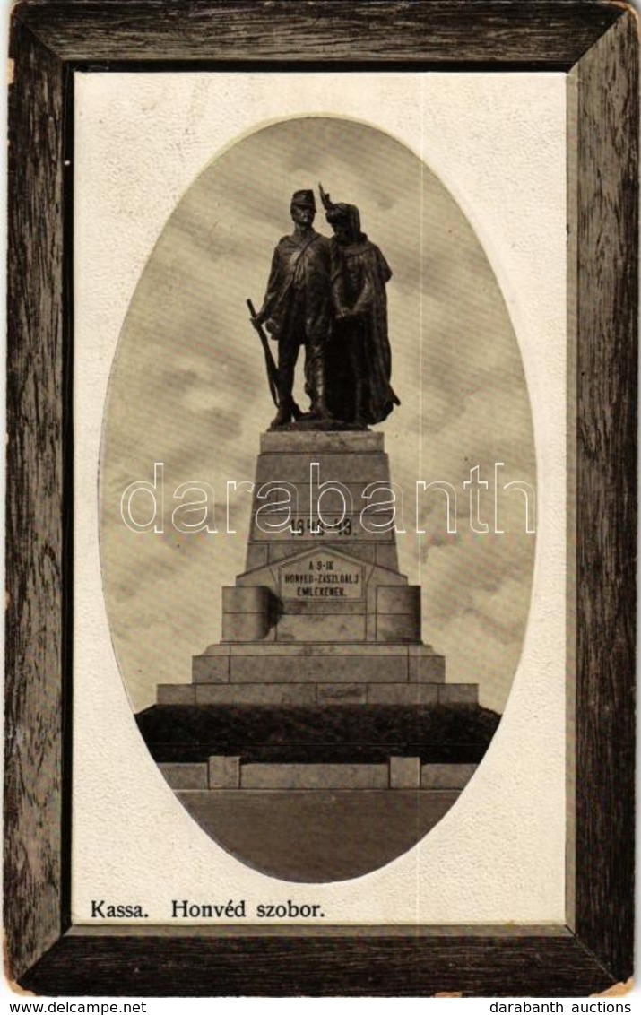 T2/T3 1911 Kassa, Kosice; Honvéd Szobor A 9. Honvéd Zászlóalj Emlékének (1848-49) / Military Heroes' Monument (kopott Sa - Ohne Zuordnung
