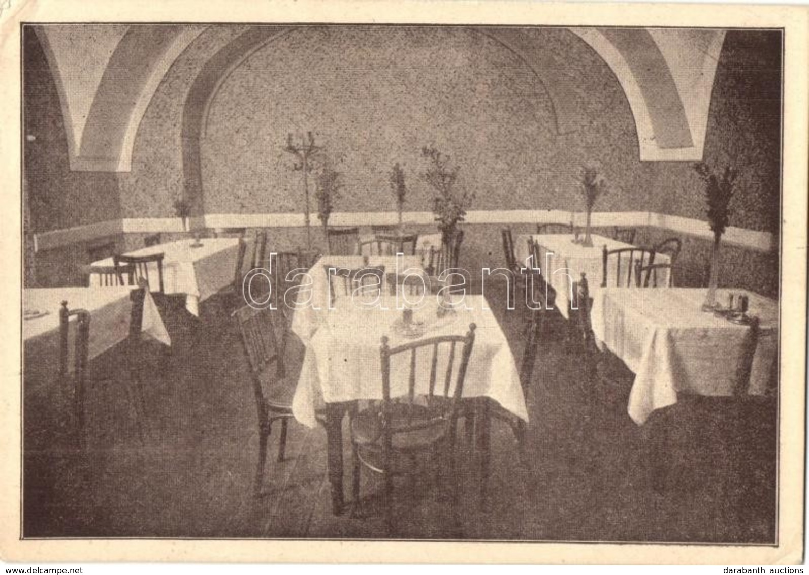 T2/T3 Kassa, Kosice; Lőcsei Ház étterem, Belső / Jedálna Levocského Domu / Restaurant Interior '1938 Kassa Visszatért' S - Ohne Zuordnung
