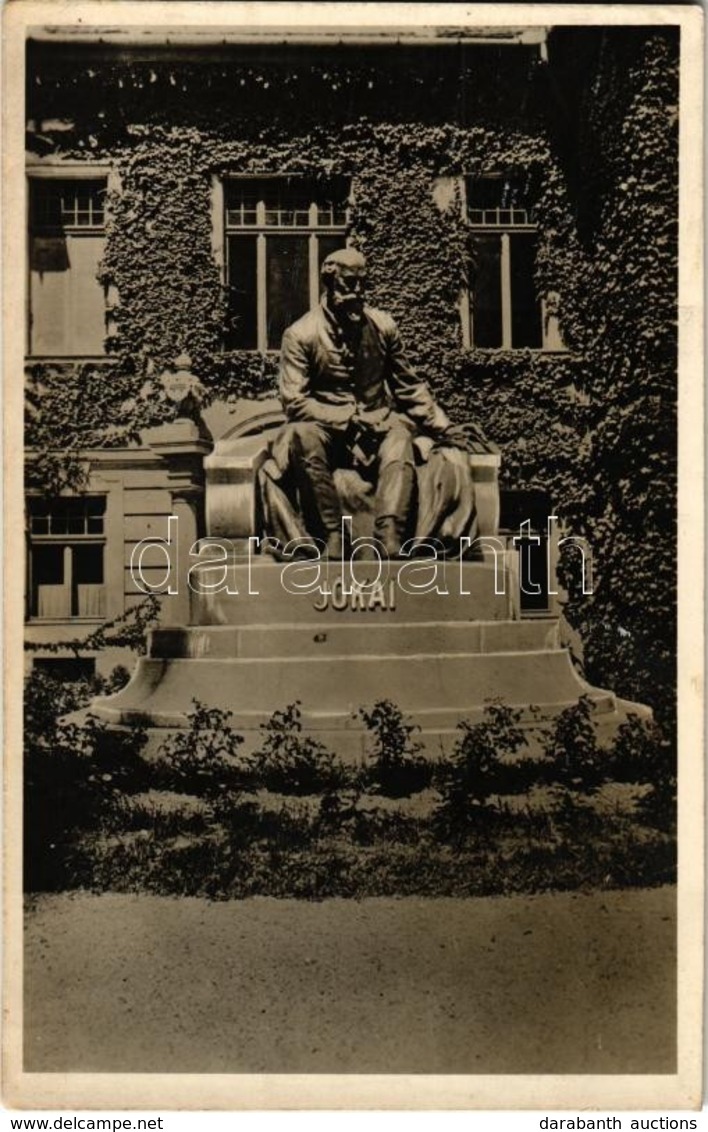 ** T2/T3 Komárom, Komárno; Jókai Szobor. L. H. K. 1938. / Statue (fl) - Unclassified