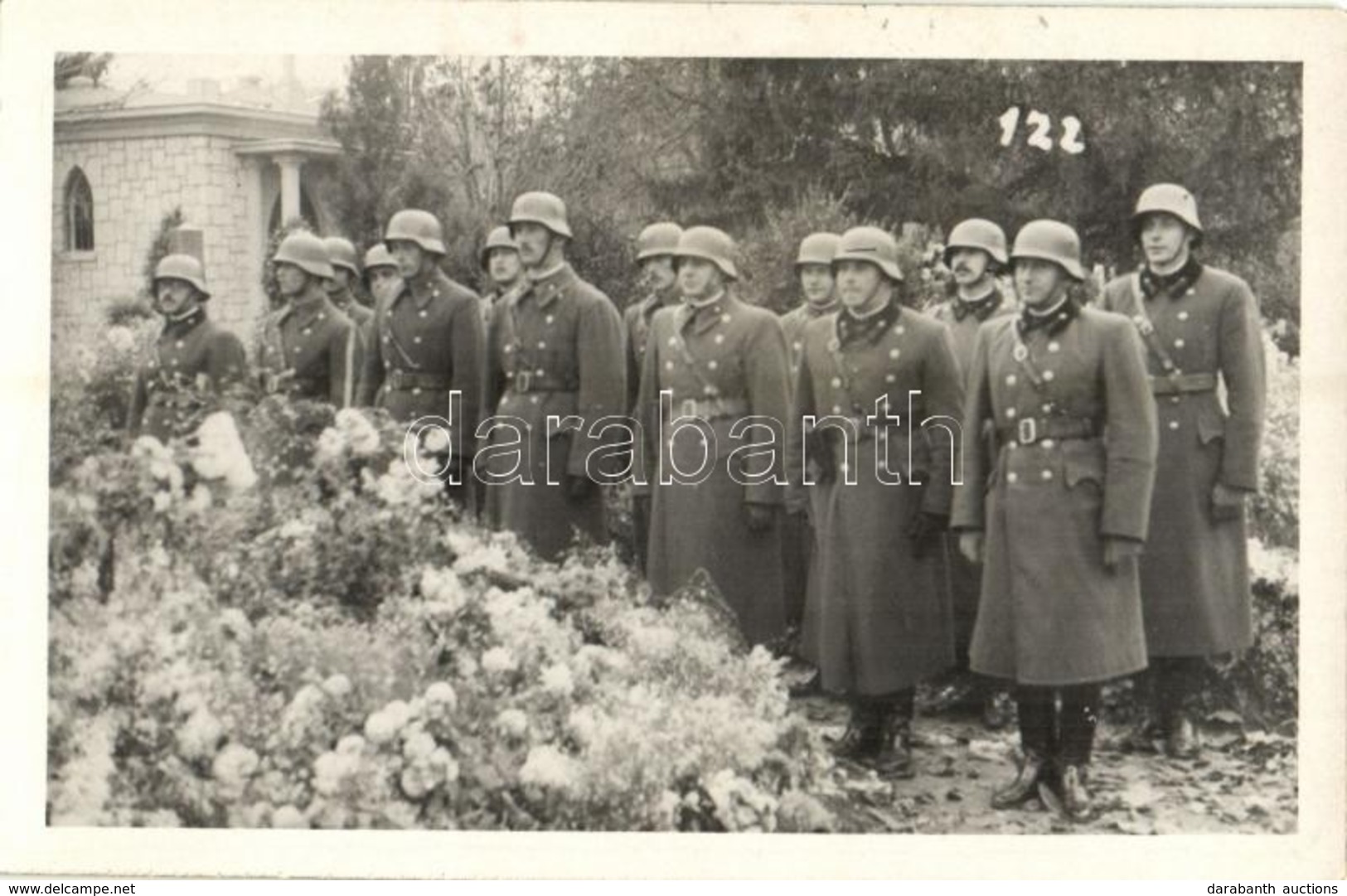 * T2 Léva, Levice; Katonai Temetés / Hungarian Military, Funeral Of A Soldier. Rusznák Photo - Ohne Zuordnung