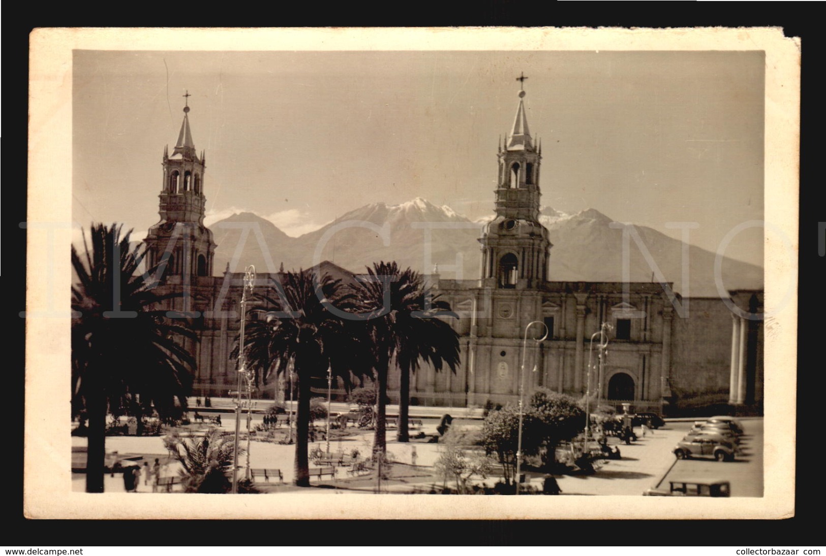 Chile Tarjeta Postal Real Photo Postcard Cathedral ( Peru Bolivia  ?)  W5-735 - Chili