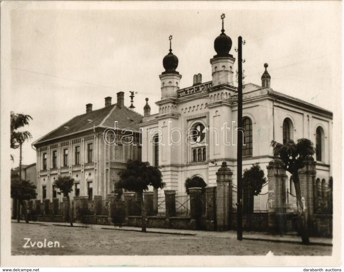 * T1/T2 Zólyom, Zvolen; Zsinagóga / Synagogue. Photo (non PC) (9,1 Cm X 7,1 Cm) - Ohne Zuordnung