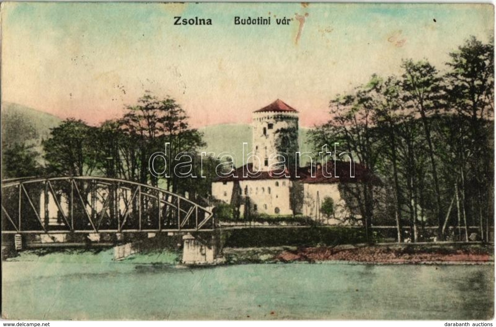 T2/T3 1914 Zsolna, Sillein, Zilina; Budatin Vár, Híd. Kiadja Schwarcz Vilmos 325. / Budatínsky Hrad / Budatín Castle, Br - Unclassified