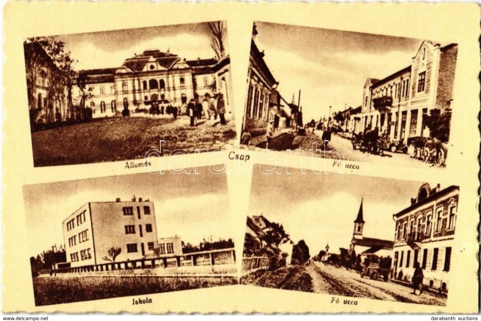 ** T2 Csap, Cop, Chop; Állomás, Főutca, Iskola / Railway Station, Main Street, School - Sin Clasificación