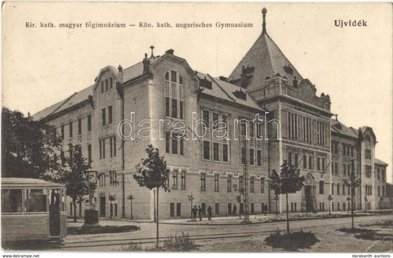 T2/T3 1916 Újvidék, Novi Sad; Kir. Kat. Magyar Főgimnázium. Kiadja Urbán Ignác / Kön. Kath. Ungarisches Gymnasium / High - Non Classés