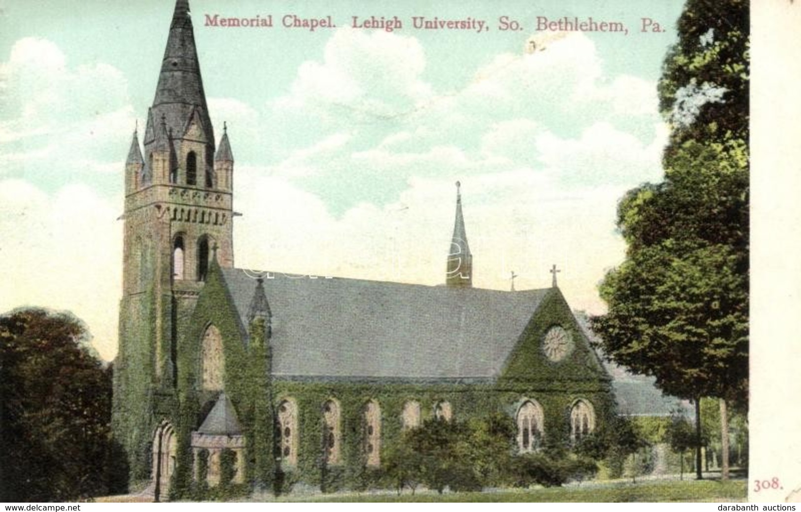 ** T2/T3 Bethlehem, Pennsylvania; Memorial Chapel, Lehigh University (EK) - Non Classés