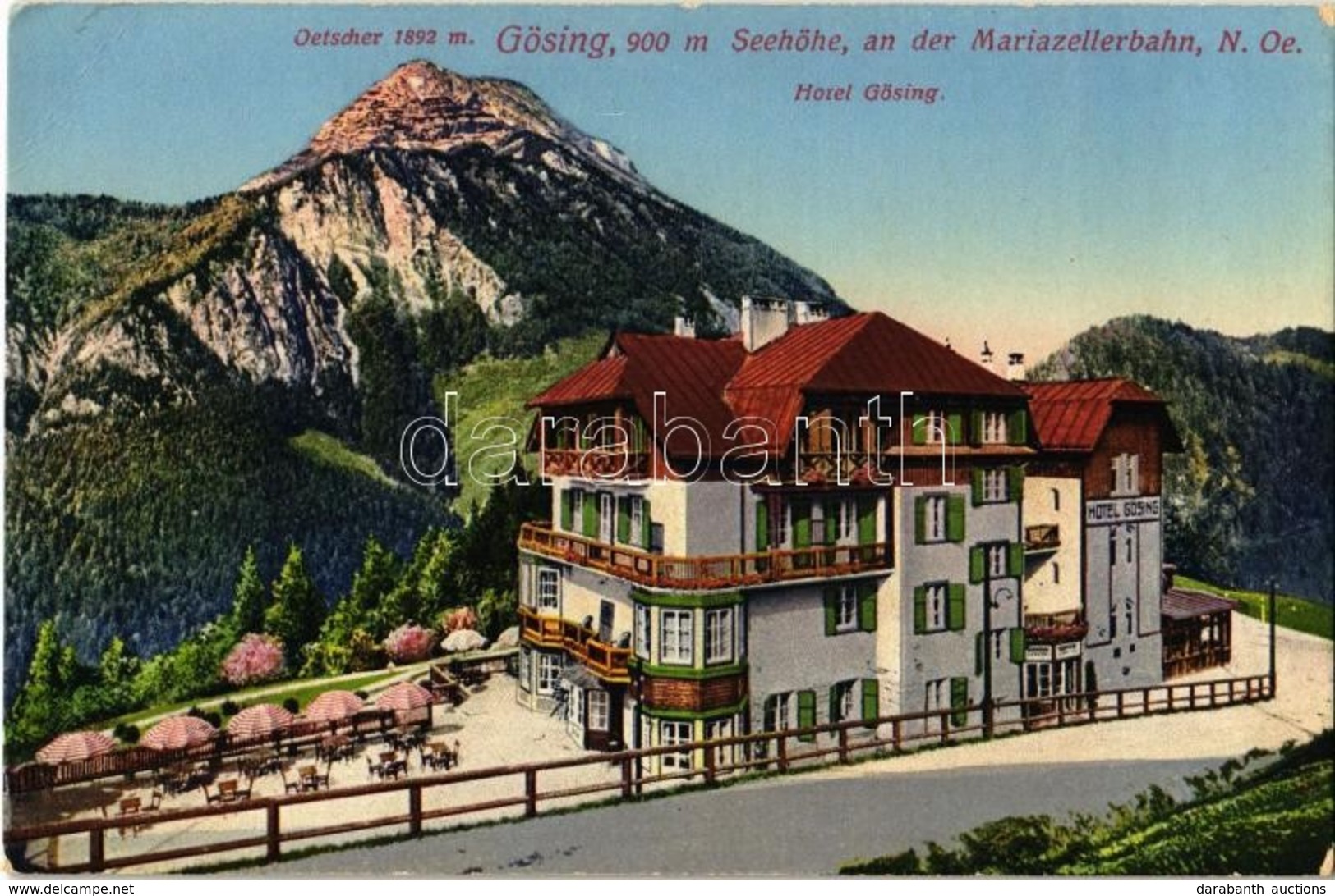 * T2 1917 Gösing An Der Mariazellerbahn, Hotel Gösing, Ötscher / Hotel, Mountain - Sin Clasificación