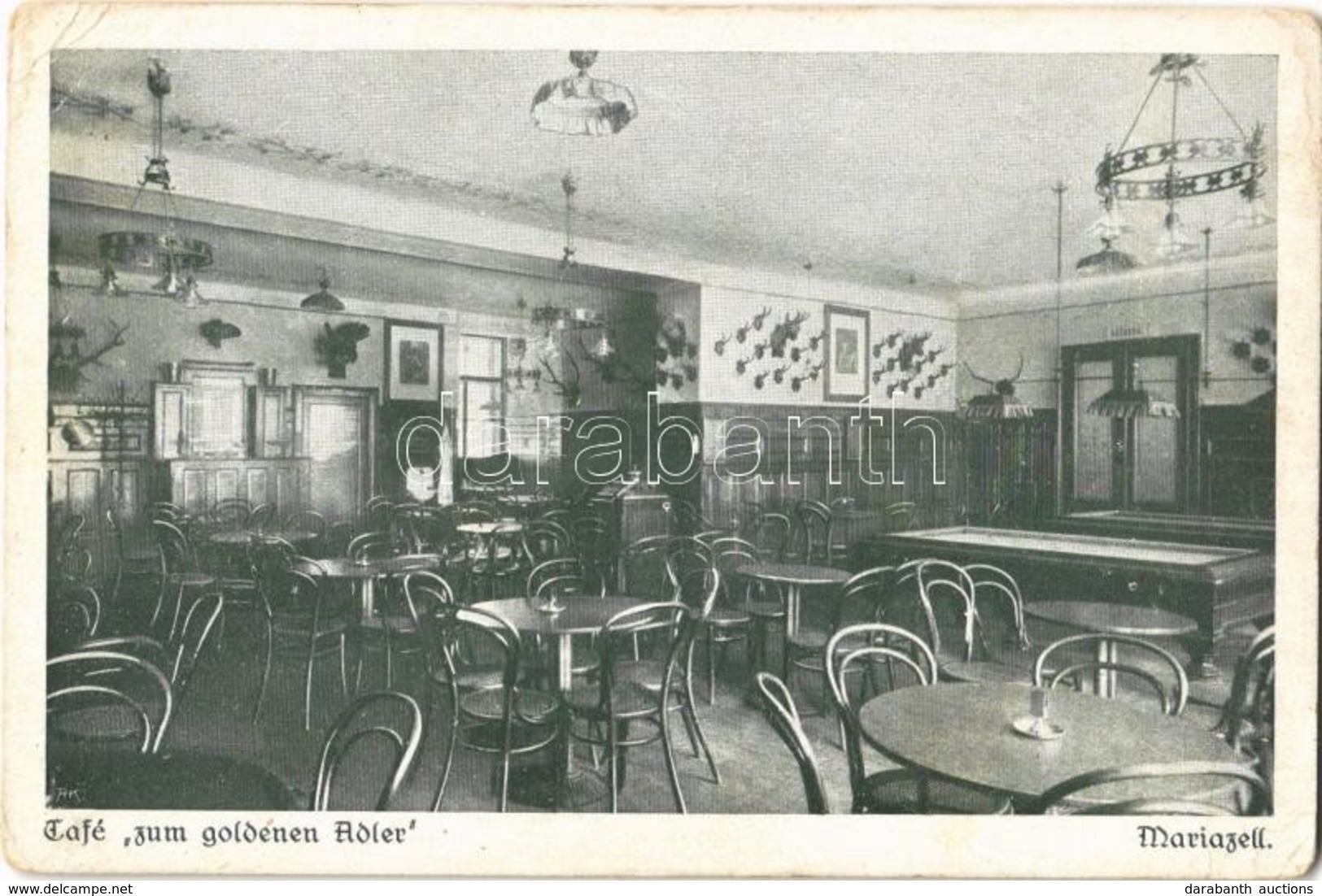 * T2/T3 Mariazell, Café Zum Goldenen Adler / Cafe Interior  (EK) - Non Classés