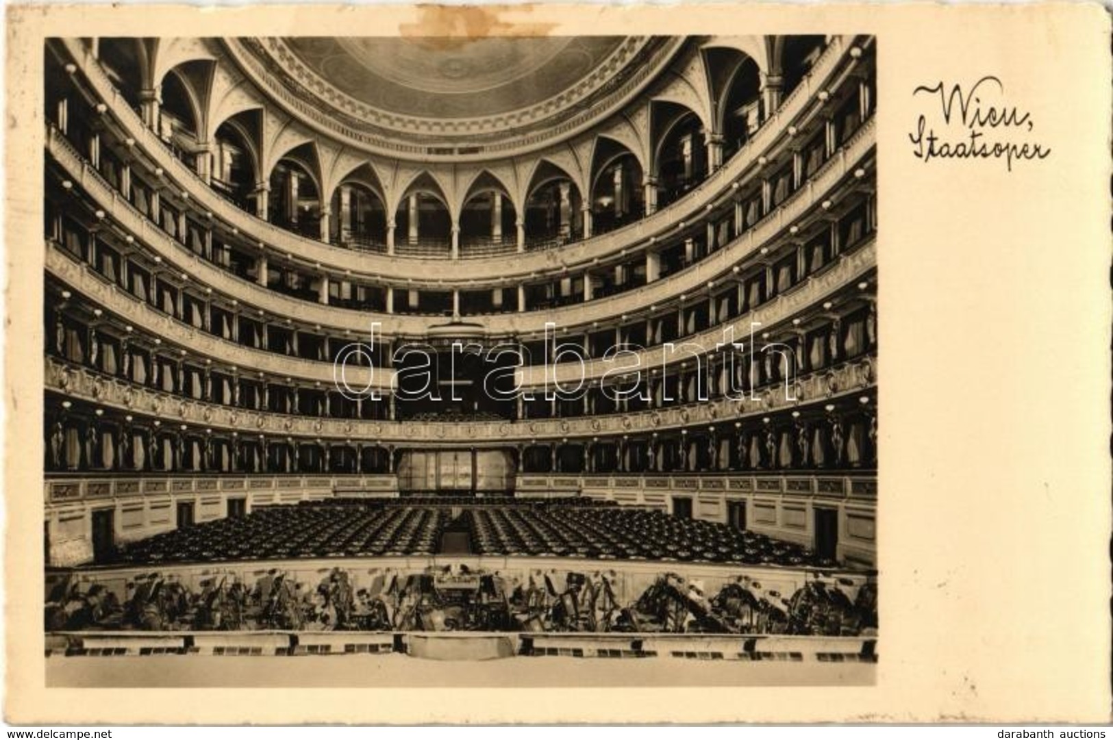 T2/T3 1931 Vienna, Wien, Bécs I. Staatsoper / Opera House, Interior (fl) - Ohne Zuordnung