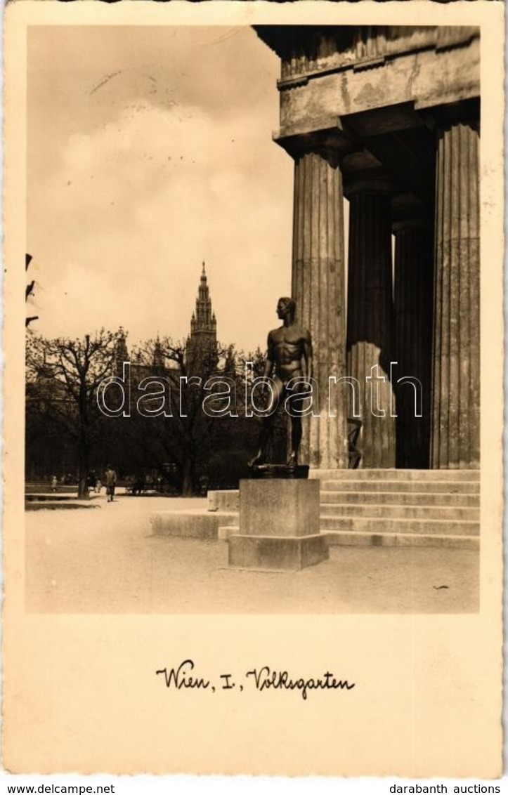 T2 1933 Vienna, Wien, Bécs I. Volksgarten / Park - Ohne Zuordnung