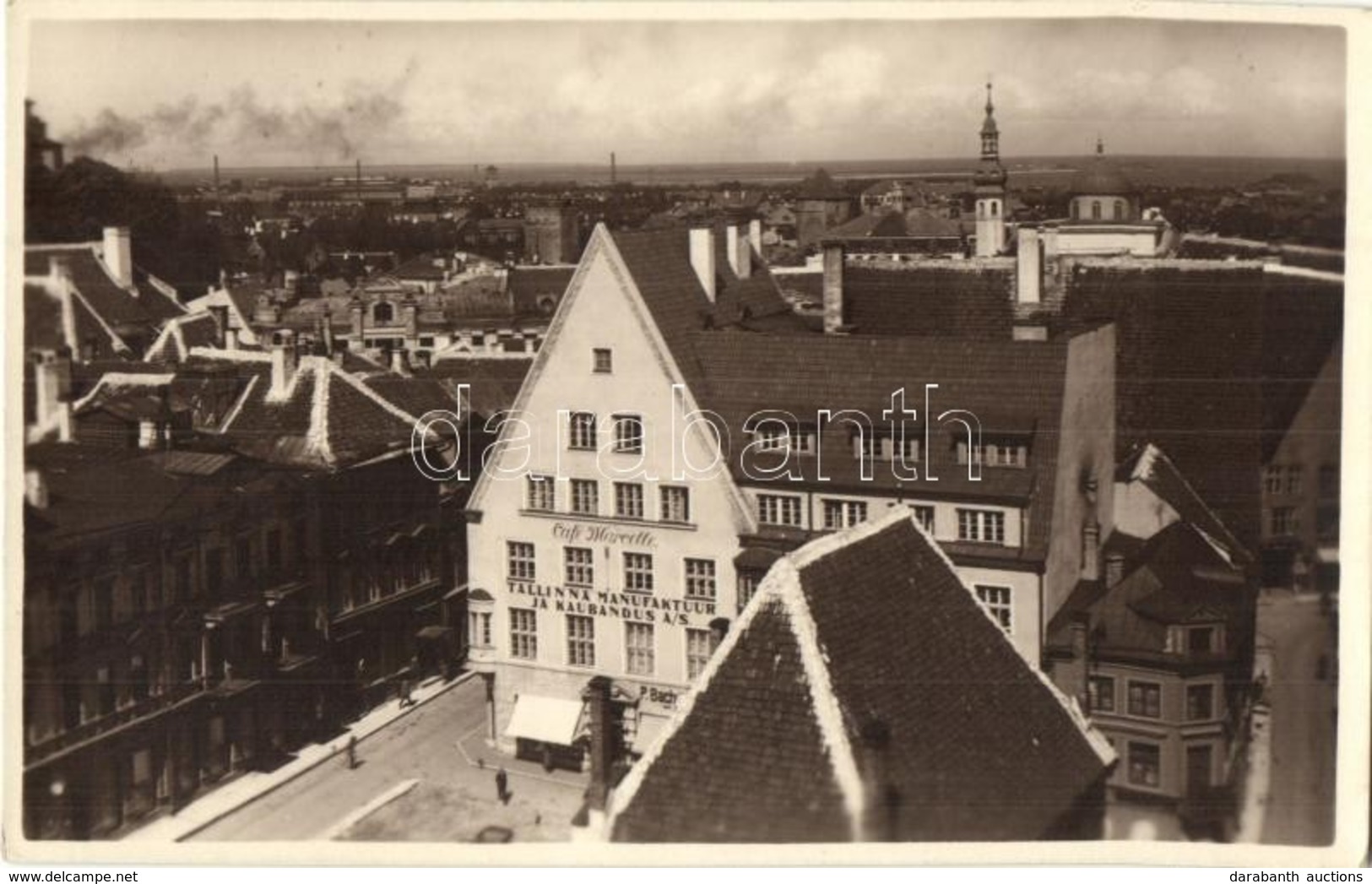 ** T1 Tallinn, V. Raekojast, Tallinna Manufaktuur Ja Kaubandus S/A / Cafe Marcelle - Ohne Zuordnung