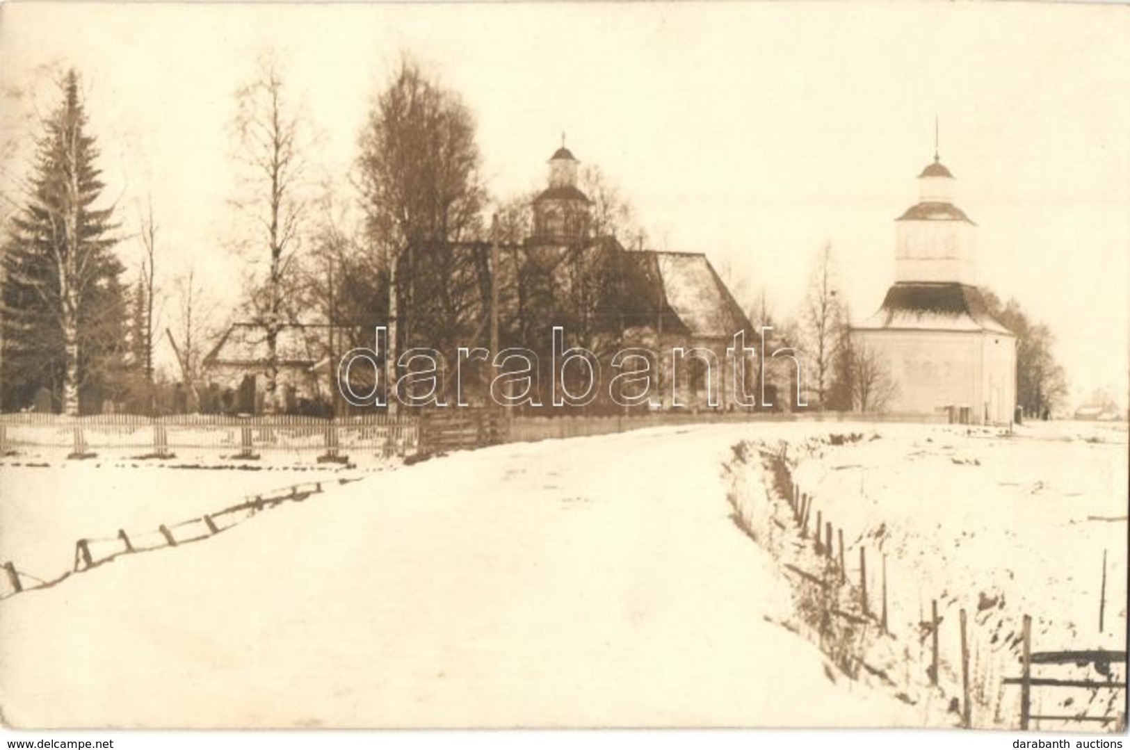 * T2 1923 Ilmajoki, Ilmajoeu Kirkko / Church. Winter Photo - Unclassified