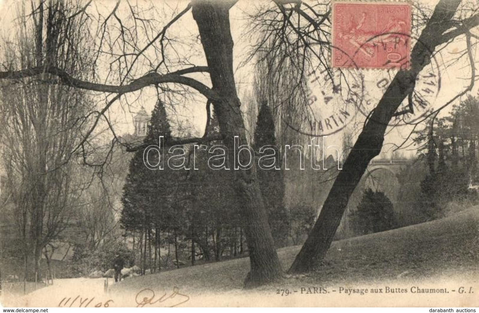 T2/T3 Paris, Paysage Aux Buttes Chaumont / Park (EK) - Non Classés