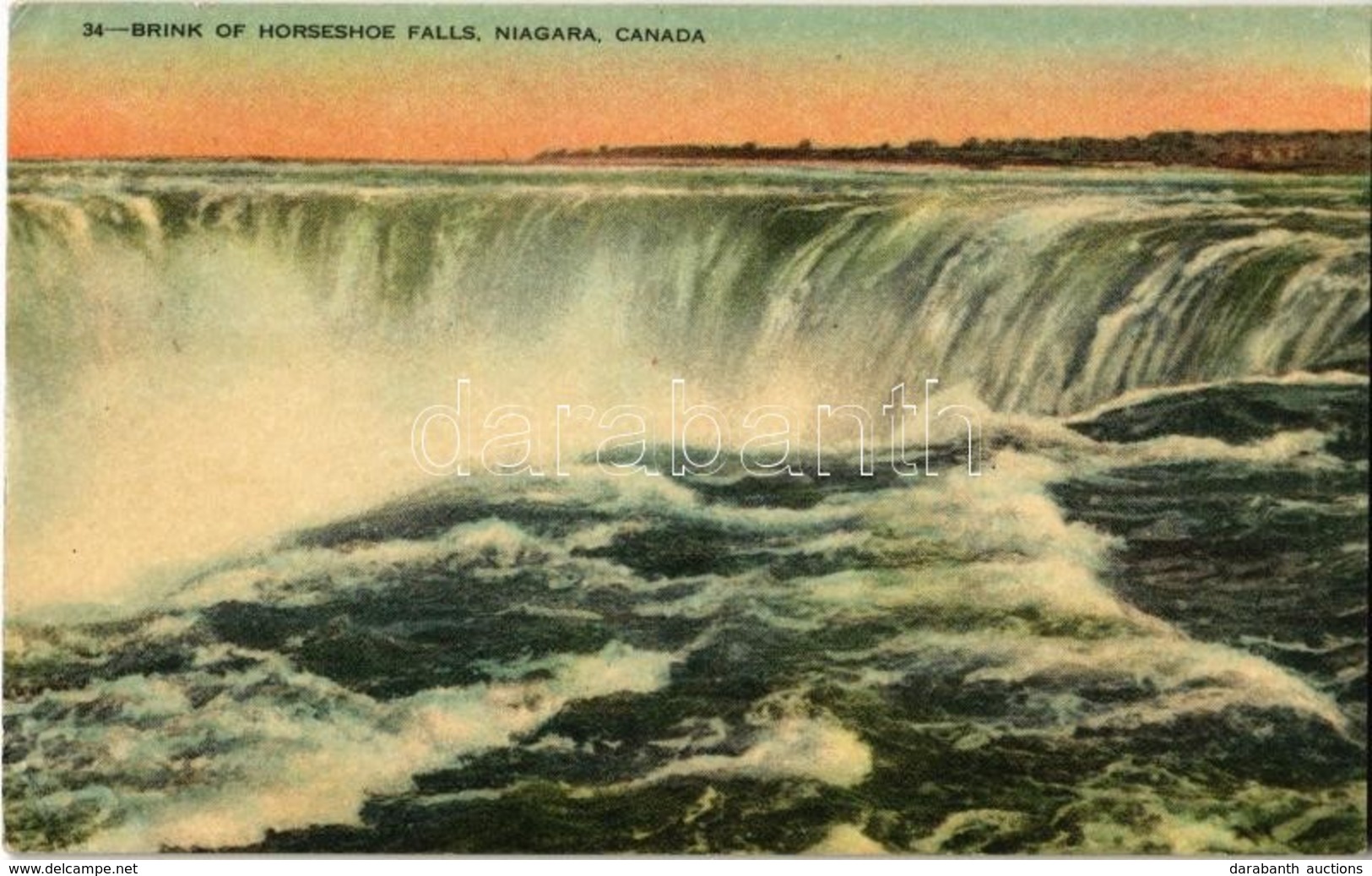 T2/T3 1949 Niagara, Brink Of Horseshoe Falls (EK) - Unclassified