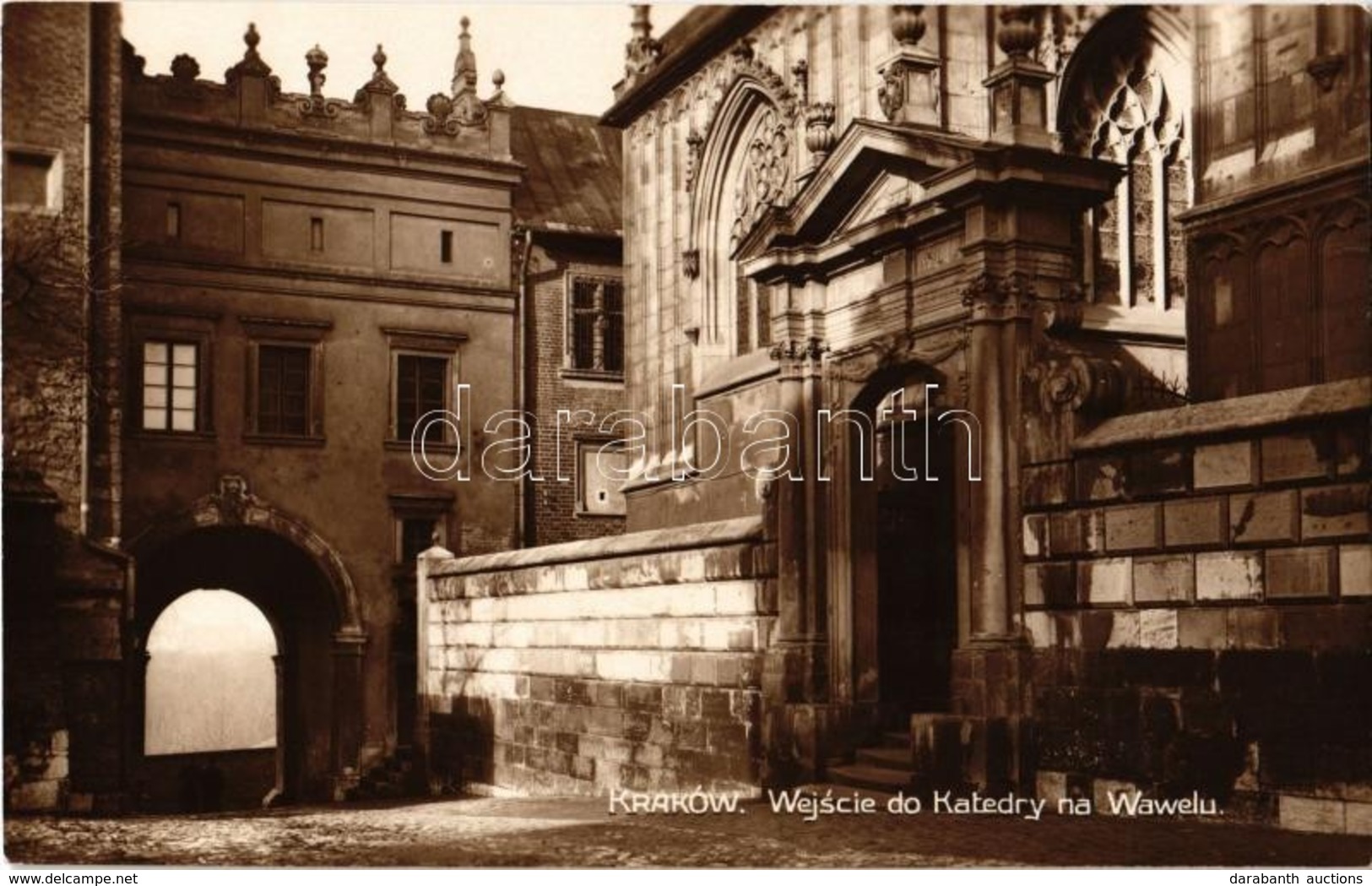 ** T1 Kraków, Krakau, Krakkó; Wejscie Do Katedry Na Wawelu / Castle, Cathedral, Entrance - Non Classés